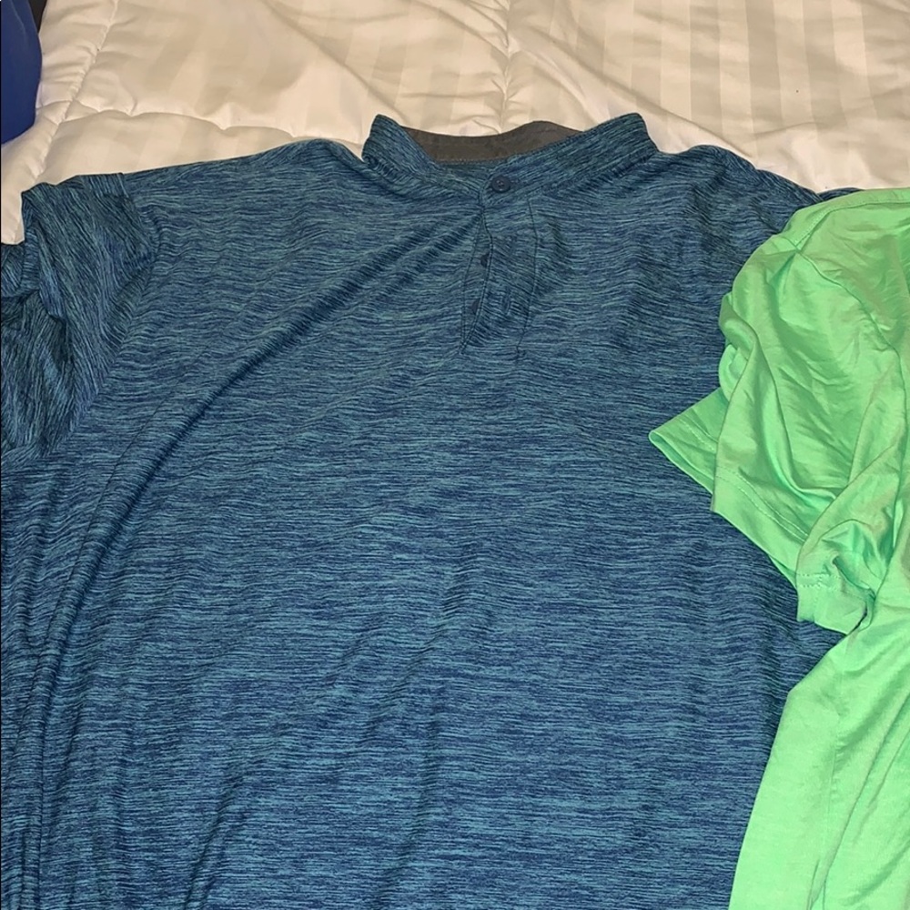 Green & Blue Members Mark Golf Polo